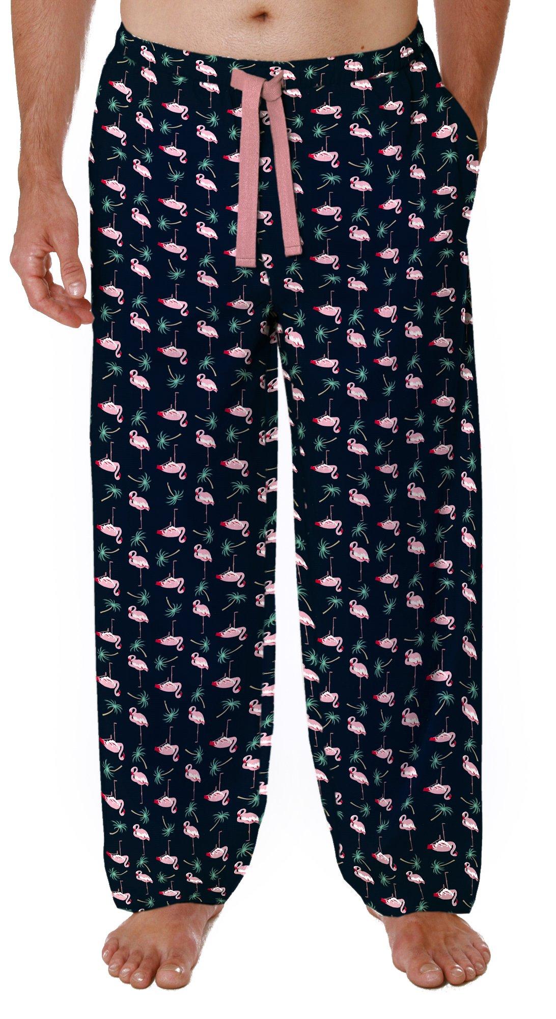 Adult size XL Tropical flamingo PJ pants